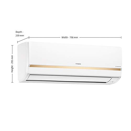 Image of Hitachi 1.0 Ton 3 Star MERAI 3100S Champion Inverter - R410A Split AC (Copper RSFG312HDEA Gold)