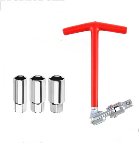CGXYK T-Handle Spark Plug Socket Wrench Kit (16mm/18mm/21mm) - Professional
