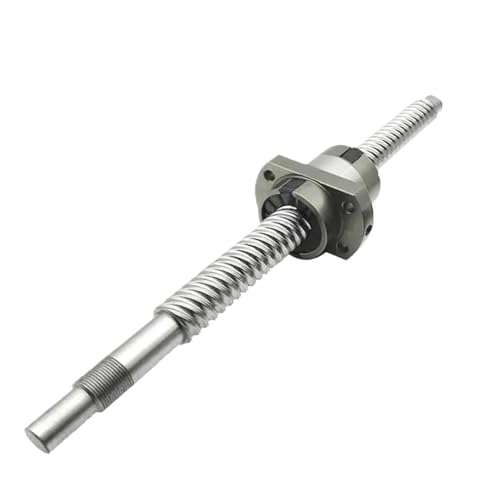 Metal Ball Screw nut end Processing C7 SFY2525 1200mm-1500mm High Precision Ball Screw Set Guide with Ball Nut Roller Ball Screw End Machined(1300mm)