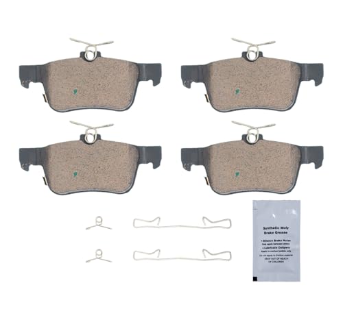 Image of HUSCH D1833 Rear Ceramic Brake Pads Kit Fit For Ford Bronco Sport 2021-2025, For Edge 2015-2024, For Lincoln Continental 2017-2020, For Corsair 2020-2025