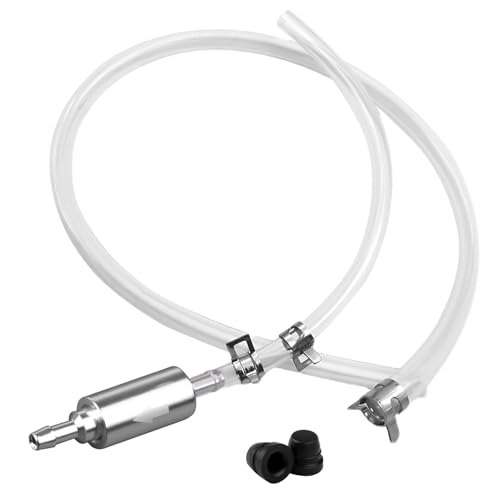 Universal Brake Bleeding Kit with One Way Check Valve, Motorcycle Brake Bleeder Clutch Bleeding Hose One Way Valve Tube Bleeding Tool Kit with Metal Clips for Car, Motorbike, ATV, Scooter