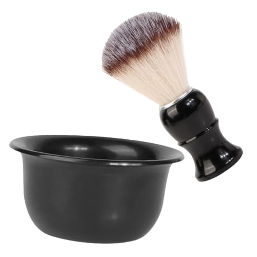 Hemobllo Kit Cuidado Barba Brocha de Afeitar para Hombre Cuenco de Afeitar y Accesorios de Afeitado para Uso Diario el Hogar