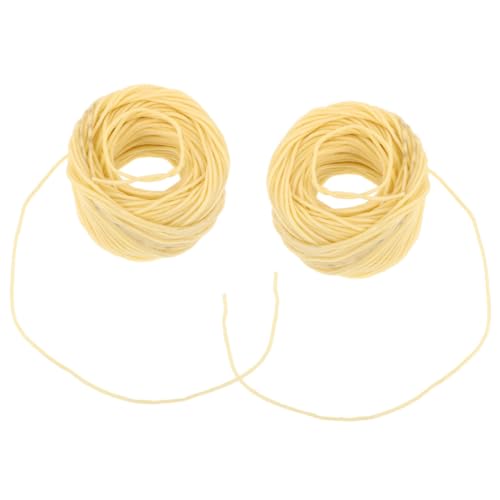 2pcs 2mm rollo de mecha para velas de linaza natural