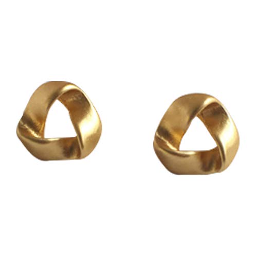 Preisvergleich Produktbild Damen Ohringe Ohrringe Set Stecker Edelstahl Chirurgenstahl Dreieck gebürstet silber roségold gold