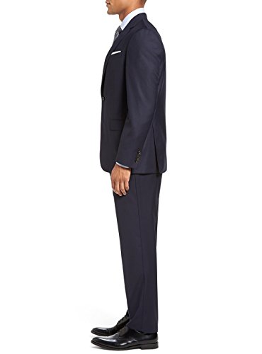 GN Luciano Men's Two Piece 2 Button Stripe Suit Modern Fit Jacket with Pant3