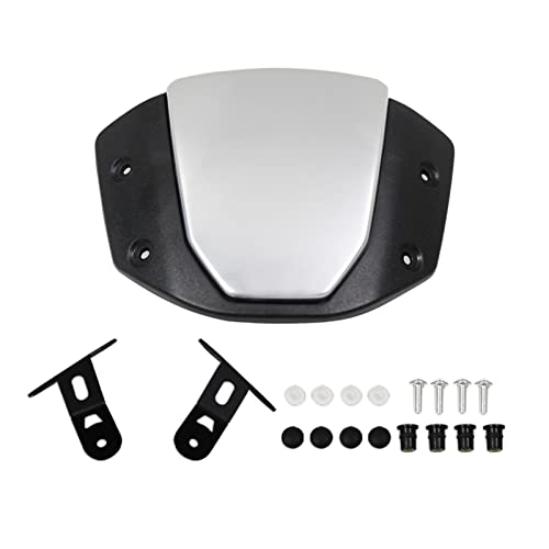 Image of Generic Motorcycle Windshield Wind Deflector for Honda Cb300R Windproof Silver