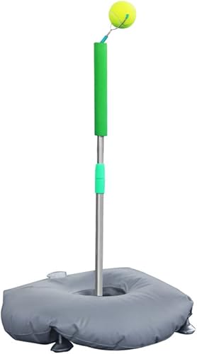 VIV Portable Tennis Trainer, Practice Equipment Training Aid for Spin, Swing and Shot｜Tennis Balls with String Trainer Rebound Set Solo Training｜Practice Tennis Drills by Yourself Anywhere Great Gift