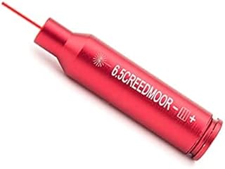 Quality Build, 6.5 Creedmoor Red Laser Bore Sight, Anodized Red Aluminum Casing, Free Battery Included (Improved Version) - MYMY