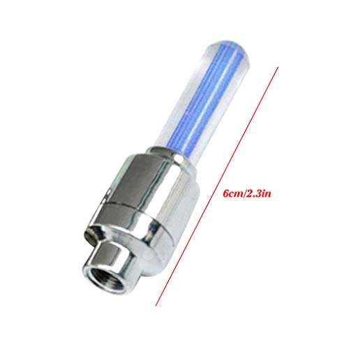 2 Pcs/set válvula de ar Roda LED Motorcycle Cap Decor Car Light pneu de bicicleta Lâmpada Tire Decor