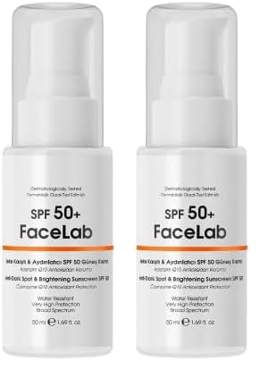 Facelab Yüksek Koruyucu Spf 50 ve Leke Karşıtı Güneş Kremi 50 ml (2 paketi)