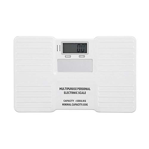Balance électronique 150 kg x 100 g - Rétroéclairage rouge - Balance de cuisine numérique - Balance de mesure précise