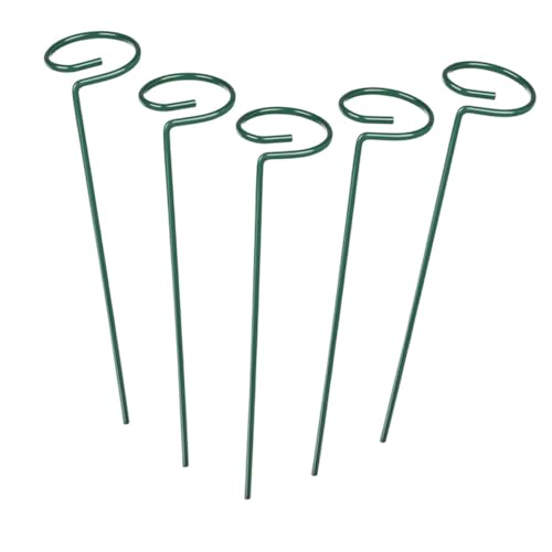 Gatuida Pali di Sostegno per Piante e Fiori di Orchidea 40 Cm 5 Pezzi Supporto Stabile per Giardinaggio e Coltivazione Piante a Stelo Singolo Materiale Plastico Resistente per Ortensie