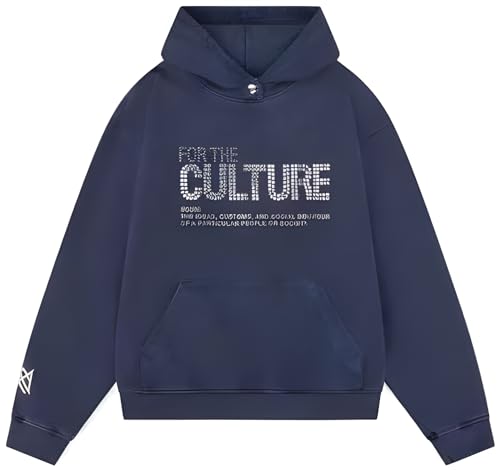 For The Culture Crystal Blue Hoodie