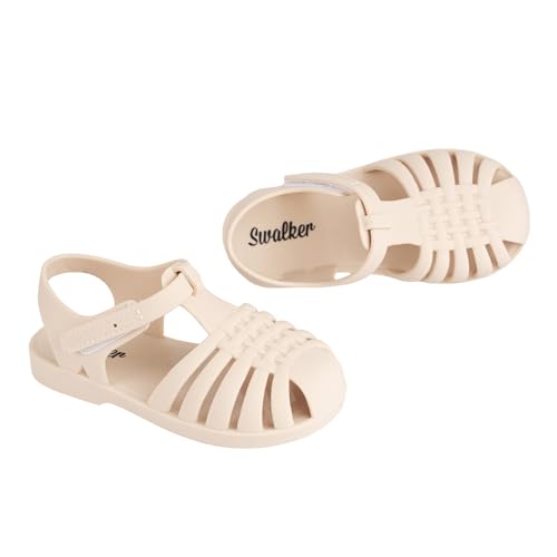 Swalker Children's Soft Jelly Sandals Kid's Sandals In Recyclable,Closed-Toe With Anti-Slip Sole, Easy Wear Sandals Boy's & Girl's sandals Summer & Beach