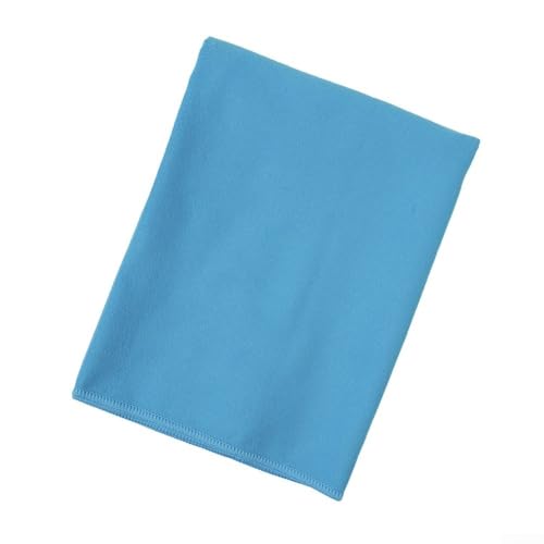 Toalla deportiva de microfibra de secado rápido, suave y transpirable, multiusos, adecuada para fitness, correr, natación (40 x 80 cm, azul)