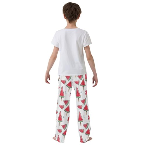 Pajama Pants Watermelon and Ice Cream PJ Bottoms Sleepwear Lounge Sleep Pant with Pockets3