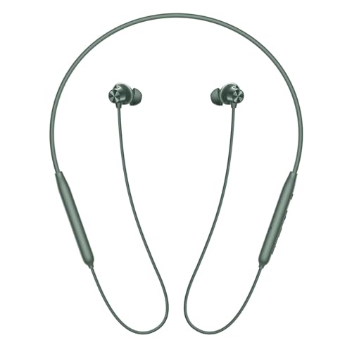Image of Original Neckband for OnePlus Z2 ANC Neckband Bluetooth with Powerful ANC Heavy Bass Stereo Sound Magnetic Control Sweat Resistant [Green]