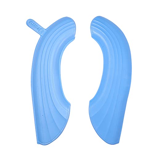 CRAFX Weiche Toilettensitzauflage mit Griffen, waschbare Toilettenwärmerauflagen, warm, hautfreundlich für universelle Toilettenauflagen,blau