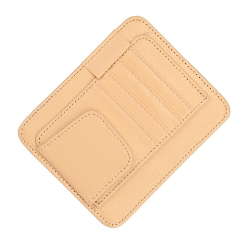 PU カーバイザー メガネホルダー ドキュメントペン カードクリップ 簡単に取り付けられ、すべての車両に安全に保管し、迅速にアクセスできます 長距離運転補助