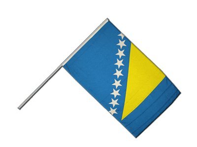 Drapeau Bosnie sur hampe 60x90cm pavillon de table de la marque Digni