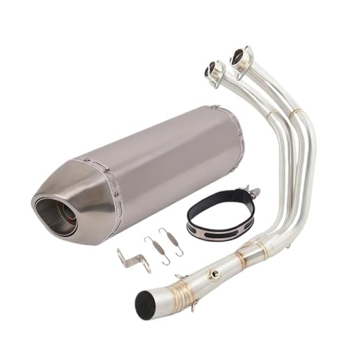Tuyau d'échappement de précision pour silencieux avant moto R7 FZ07 MT07