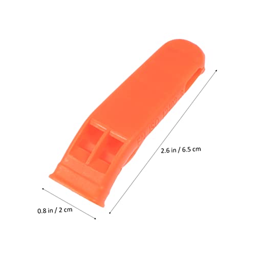Whistles de supervivencia y entrenamiento 18 pzas naranjas miniatura 6