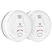 X-Sense Smoke Alarm for Home, 10-Year Battery Fire Alarm, LED Indicator & Silence Button, Smoke Detector Battery Operated, Conforms to EN 14604 Standard, SD11, 2-Pack