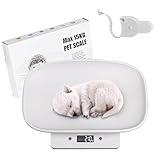 Small Digital Pet Scale, 33lb/15kg Food Scale Grams and Ounces with Tape Measure, Kitchen Food Weight Scale with 1g/0.1oZ Precise Graduation, for Kitten Puppy Hamster Little Bird Rabbit …