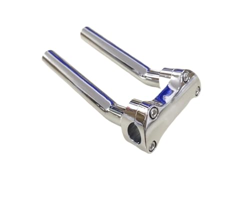 Rehausseur moto pour corriger la posture de conduite custom guidon 1" chrome hauteur 8.5