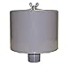 Midwest Control FS-18P-100 Compact Filter Silencer, 2 Micron Paper Element, 6-5/8" x 6", 100 SCFM, -15 Degree F to 220 Degree F, 3 Silencing Tube, 1" MPT
