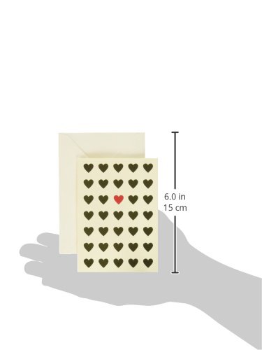 Image of Graphique Lots of Love La Petite Presse Boxed Notecards - 10 Embossed and Embellished Gold Foil Heart Blank Cards with Matching Envelopes, 3.25 x 4.75 inch (L1315CB)