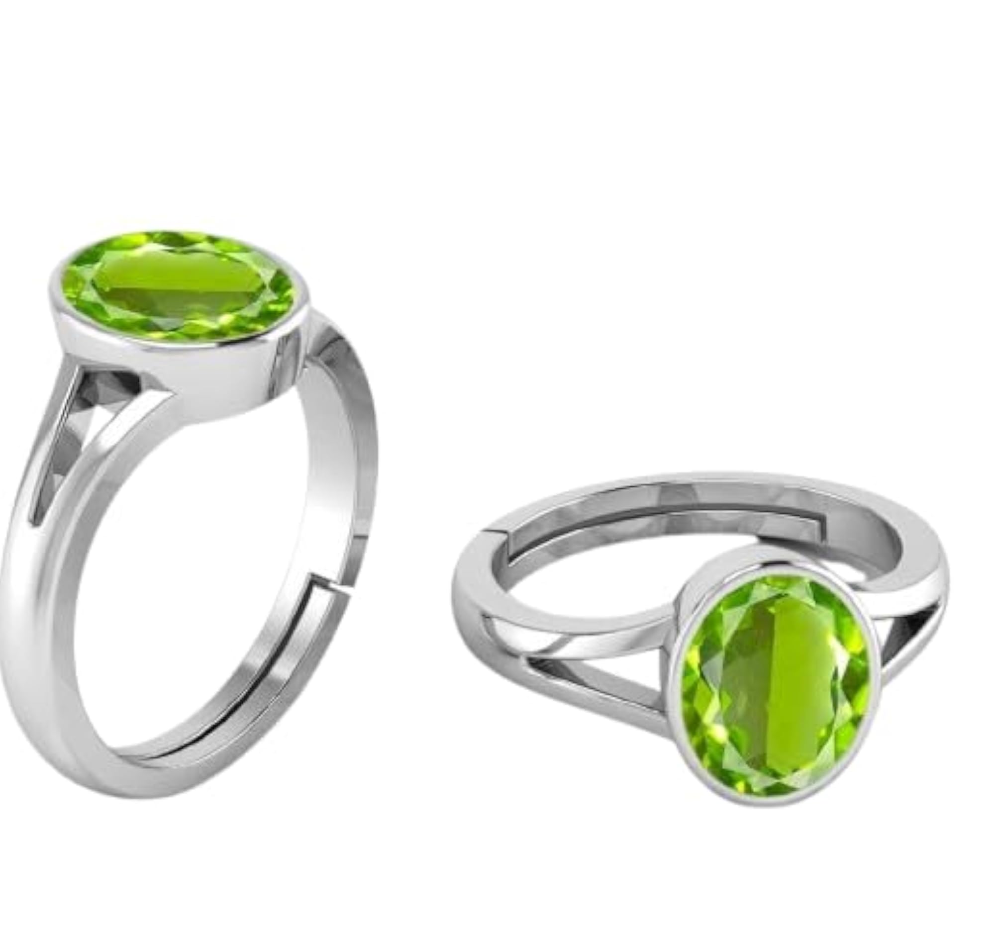 Women's 6.50 Ratti Natural Green Peridot Ring, Handmade