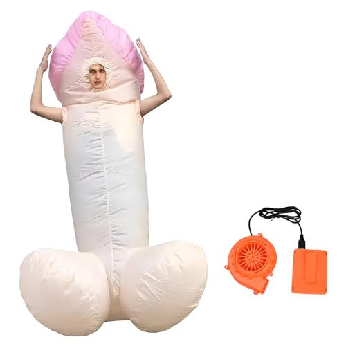HoaaiGo Inflatable Costume for funny party costume Inflatable Costume Air Blow up Costume Funny Halloween Costume Cosplay Fancy Dress Suitable for adults