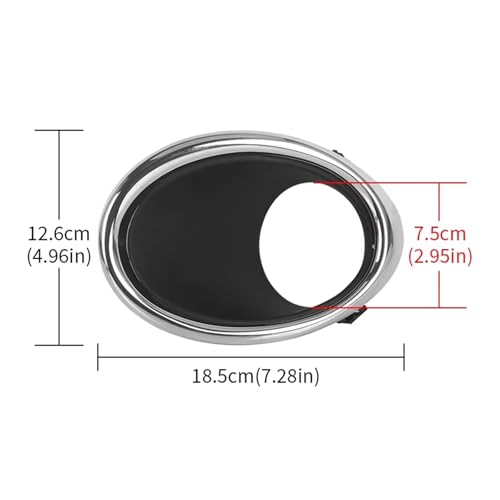 Moldura antiniebla Nissan Qashqai J11 para renovar accesorios de paragolpes delantero 2