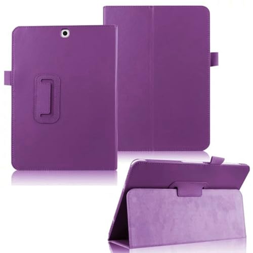 SZLONKOU Tablet Cover for Samsung Galaxy Tab S2 9.7 SM-T810 T813 T815 T817 T818 T819(2015 Release),Folio Stand Lightweight Leather Case for Samsung Galaxy Tab S2 9.7' T810 T815C (PU-Purple)