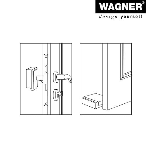 WAGNER Fermaporta AVVITARE o INCOLLARE - 47 x 40 x...