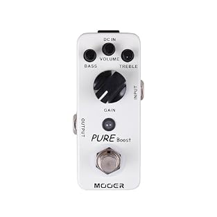 20db+ clean boost with 15db 2 band EQ, nice embellishing of original tone Full metal shell Very small and exquisite - Great for conserving pedal board space! True bypass
