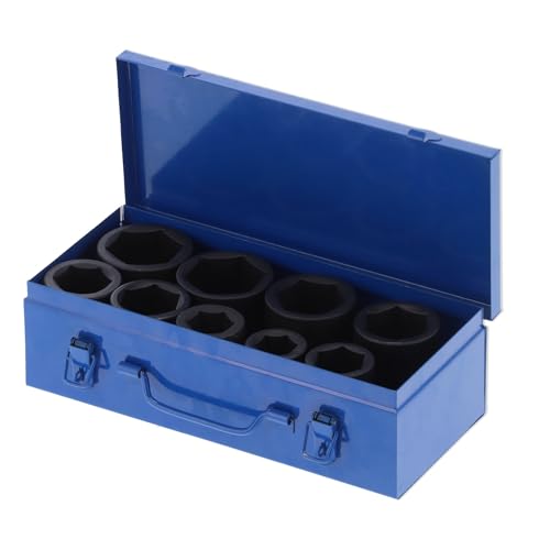 6‑Point Socket Deep Impact Wrench Socket Kit High Torsion Car Hand Tool Wrench Socket Wrench Tool Carbon Steel Impact Socket Set
