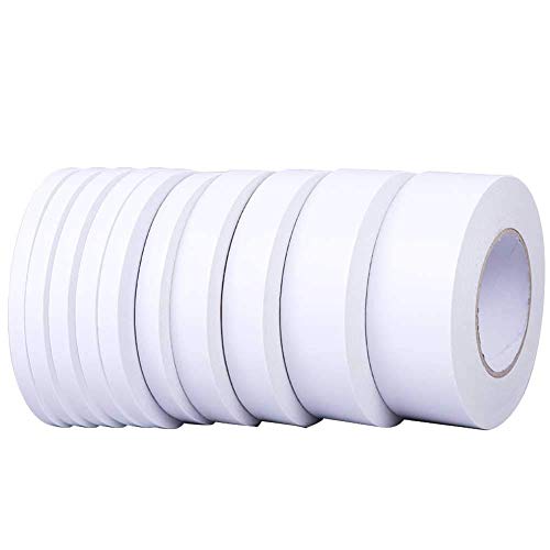 10 Rolls Double Sided Adhesive Tape Heavy Duty Two Sided Tape Double Sticky Adhesive Tape Tear and Tape Adhesive for Arts Crafts Scrapbooking Photos Card Making Gift Wrapping(5,8,10,12,15,18mm Wide)