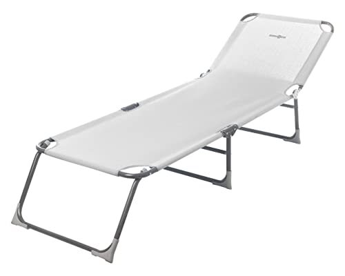 Brunner Bahia Chaise Longue de Plage résistante Confortable et légère Bleu