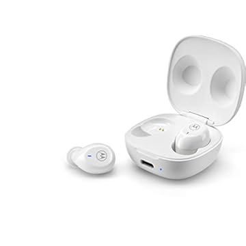 Motorola, Moto Buds 105, Fone de Ouvido Bluetooth, Branco