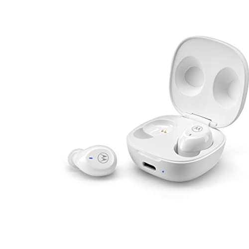 Motorola, Moto Buds 105, Fone de Ouvido Bluetooth, Branco