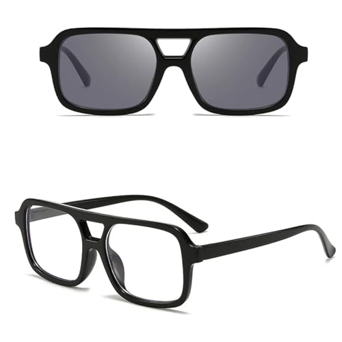 Lunettes de soleil rétro verres photochromiques et protection UV400 pour homme et femme
