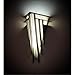 Meyda Tiffany 175724 Contemporary Modern One Light Wall Sconce from Jerabeck Collection in Oil Rubbed Bronze Finish, 7.00 inches