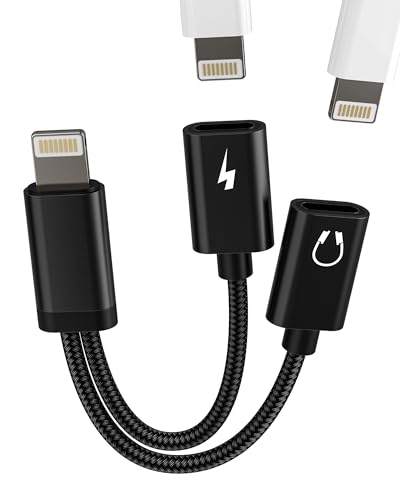 iPhone A_v^[ wbhzWbN Lightning to Aux Xvb^[ [d I[fBI Apple 14 13 12 11 Pro (2in1) p Cz  iPad ^ubg wbhZbgp fACeBO hO