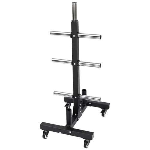 Mgorgeous Weight Racks for Olympic Weight Plates or Standard Weight Plates Weight Plate Storage Racks Vertical Bar Racks Bumper Plate Racks and Olympic Barbell Storage Racks for Home and Gyms