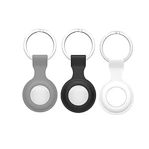 Silicone Case Compatible, Protection Cover with Keychain Hook, Anti-Scratch Protection Skin Cover for Tracker Bluetooth…