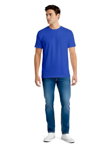 Image of 100% PIMA Cotton T Shirt for Man | Premium Men T-Shirts Regular Fit | Half Sleeve Round Neck Cotton Tshirt for Man | Mens Tees Made for Indian Climate | Available in 10 Colours