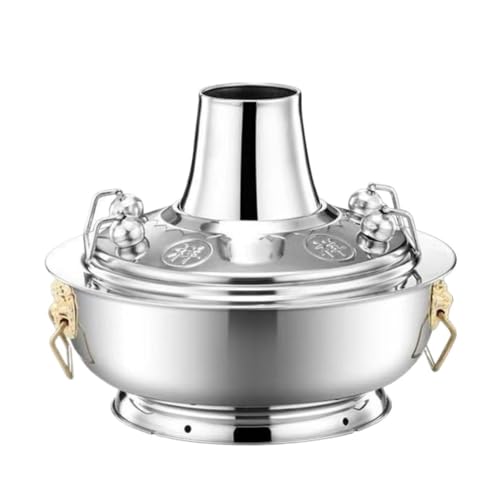 Olla para hot pot estilo chino 32 cm acero inoxidable miniatura 1
