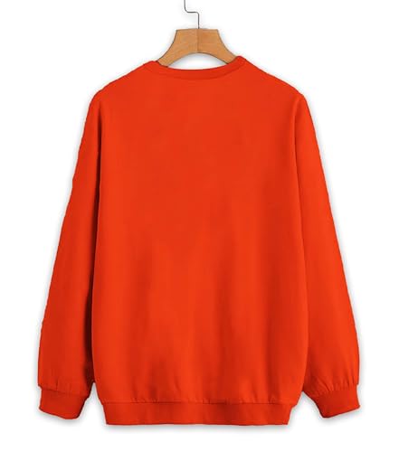 Image of Mack Jonney Solid Round Neck Cotton Fleece Sweatshirt for WOMEN-VMACK639269